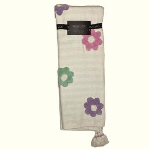Rachel Zoe Throw Daisy Spring Blanket 50" x 70"  NWT